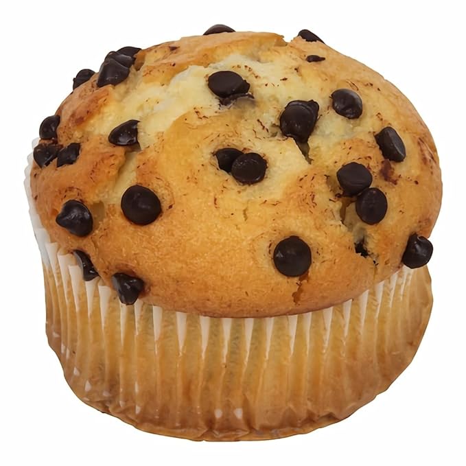 Otis Spunkmeyer Chocolate Chip Muffins Individually Wrapped, 4 Ounce, 24 Count Case