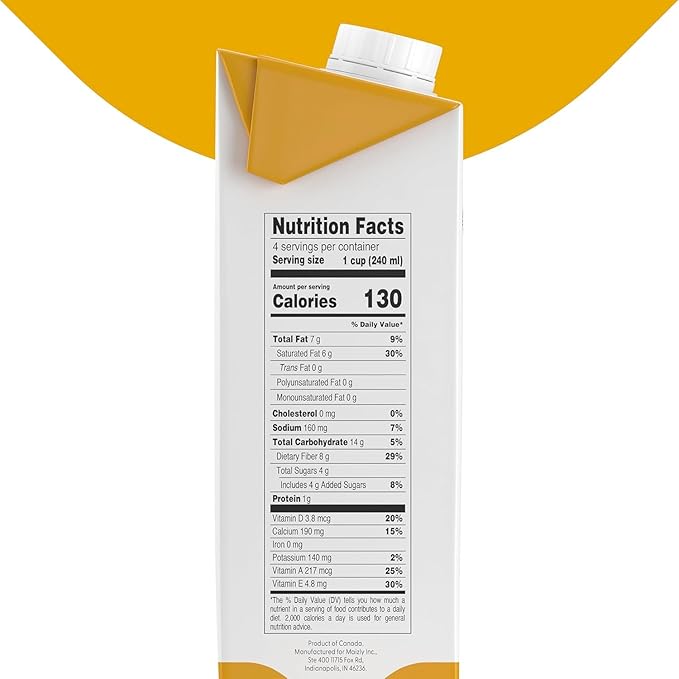 Maizly Original Corn Milk 32 fl oz x 2 | Non‑GMO Corn Milk Alternative | Allergen‑Free, Seed‑Oil‑Free, Smooth & Neutral Flavor | Excellent Source of Fiber & Vitamins A, D, E and a Good Source of Calcium | Ideal for Coffee, Cooking, Baking & Daily Use
