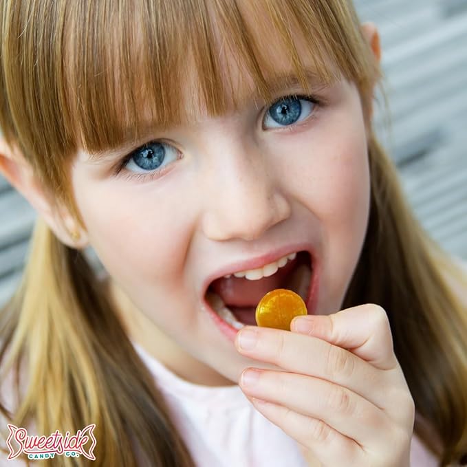 Butterscotch Hard Candy Bulk - Delicious Sweet Individually Wrapped Butter Scotch Bulk Hard Candies Perfect Blend of Creamy and Sweetness for On the Go Snacks and Parties, Gluten Free Treat (2 Pounds)