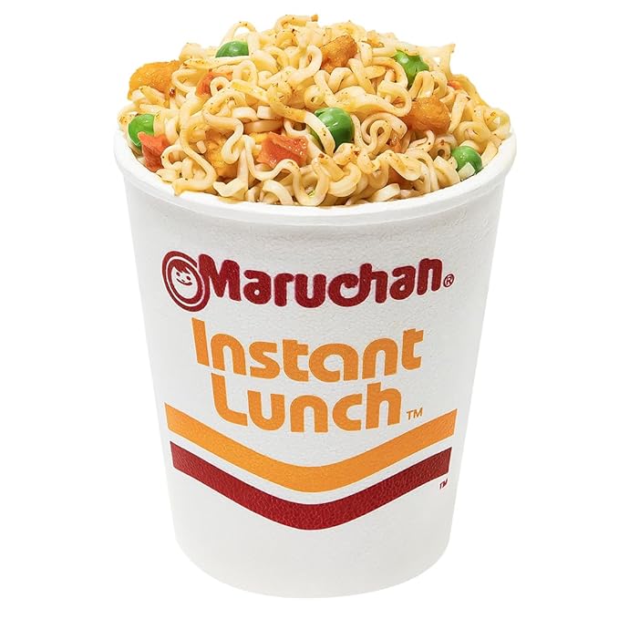 Maruchan Instant Lunch Ramen Noodles, Lime Chili Chicken Flavor – Japanese-Style Instant Noodle Soup, Quick & Easy Meal – 2.25 Oz Cup, Pack of 12