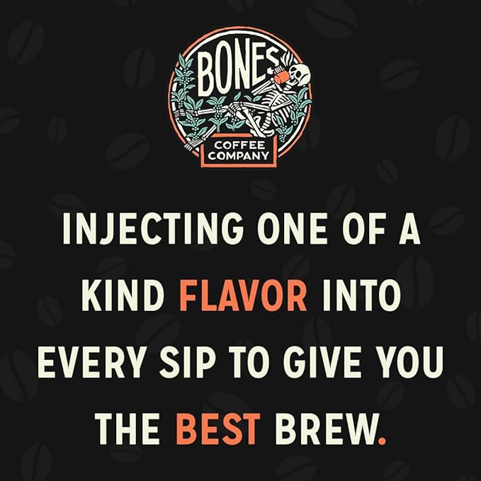 Bones Coffee Company Salty Siren Latte Flavored Coffee, Medium Roast Ready To Drink Iced Coffee in Can, 11 Fl Oz Can (12 Pack)