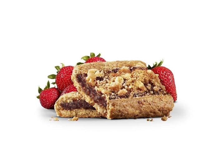 Nature’s Bakery Oatmeal Crumble Bars, Strawberry, Real Fruit, Vegan, Non-GMO, Breakfast bar, 1 Box With 12 Twin Packs (12 Twin Packs) (Pack of 2)