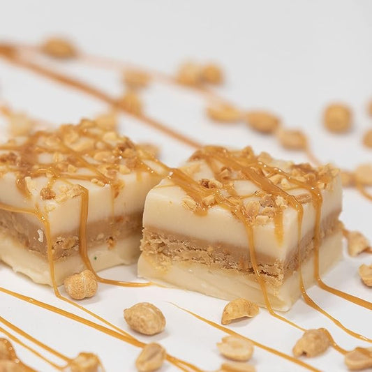 Valley Fudge, Caramel Salted Peanut, Fresh Artisan Fudge, Real Butter, Gourmet Candy, One Pound Package