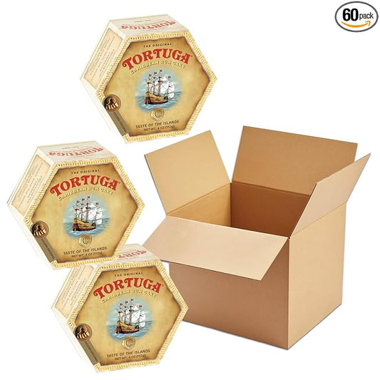 TORTUGA Caribbean Classic Golden Original Rum Cake - 4 oz. - Case of 60 - Gourmet Gift for Food Gift Basket, Snack Gift Basket, Birthday Gifts, and Bakery Desserts - Great Mini Cakes for Delivery