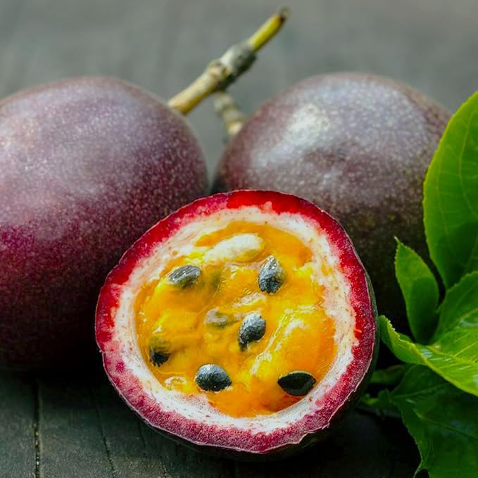 Wholeberry Naturally Delicious Dried Passion Fruit Rounds 8 oz x 8 Bags Maracuja Fruit Snacks Passion Fruit Pulp Sour & Sweet Less Seed, 64 oz
