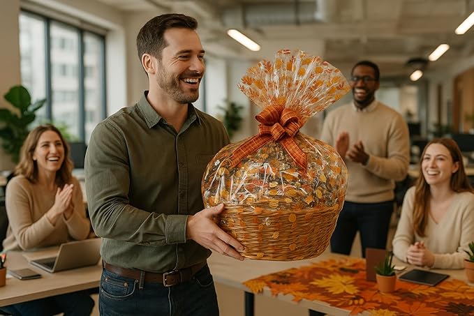 Handcrafted Gift Basket with Chocolates, Cookies, Snacks & Candy. Perfect for Birthdays, Sympathy, Holidays, Clients & Thank You Gifts (Executive: $199.99, Designers Choice)