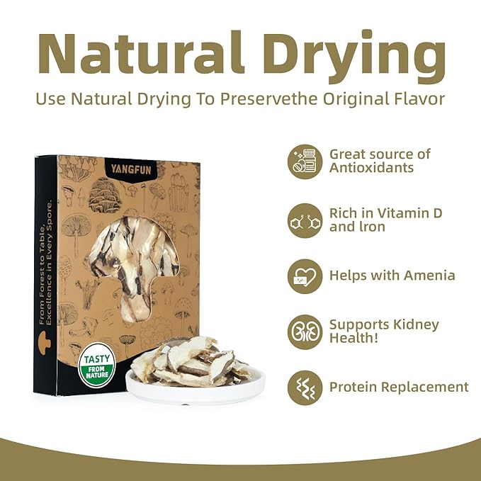 Premium Dried Shiitake Mushrooms, Rich Umami Flavor, Gluten-Free Vegan Snack- Perfect for Soups, Stir-Fry & Health Cooking