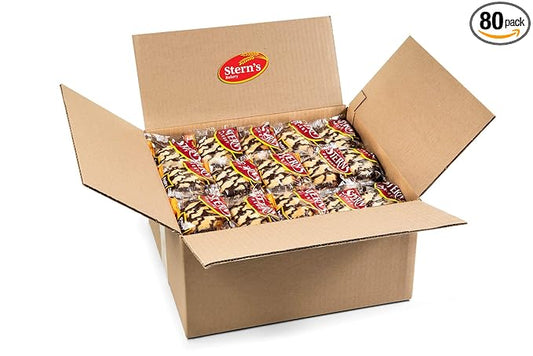 Office Snacks | 1.5 Oz Brownie Bars | Snack Cakes and Pastries | Lunchbox Back to School Snacks | Approx 80 Count | Dairy & Nut Free | Stern’s Bakery (Brownie Blast)
