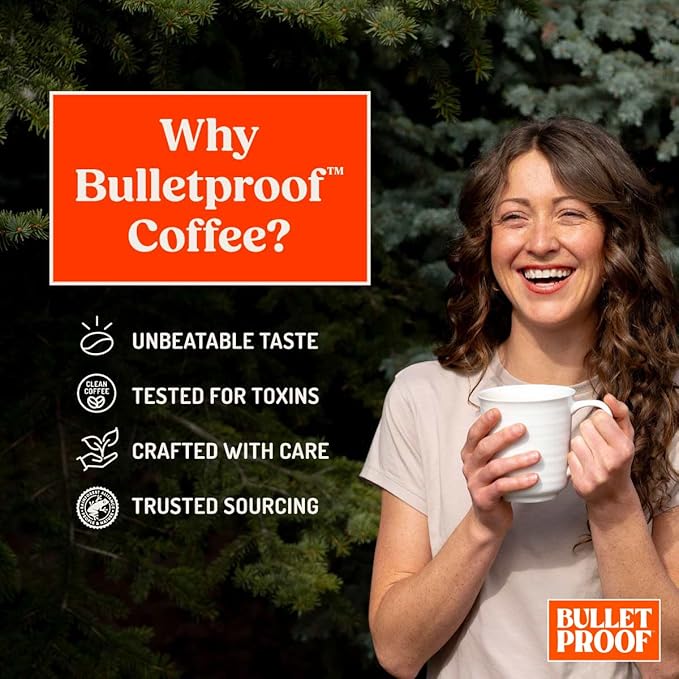 Bulletproof The Mentalist Medium-Dark Roast Single-Serve Pods, 24 Count, Clean Coffee Tested for Toxins, Packaging May Vary