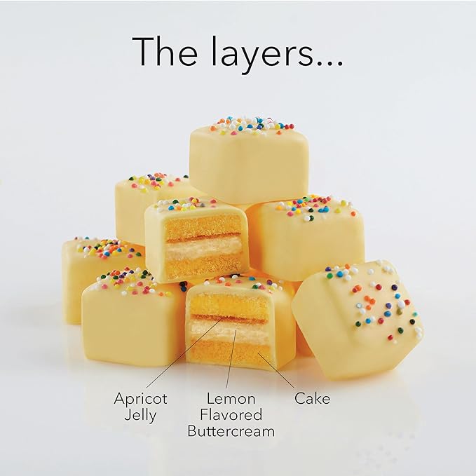 The Swiss Colony 27 Spring Favorites + 36 Happy Easter Petits Fours Gift Bundle - Summer Sausage Meats and Cheeses, Petits Fours Cakes