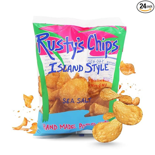 Rusty’s Chips - Crunchy & Healthy Chips for a Quick Bite - Gluten Free Chips, No Preservatives, Non-GMO, Vegan-Friendly Snack Pack