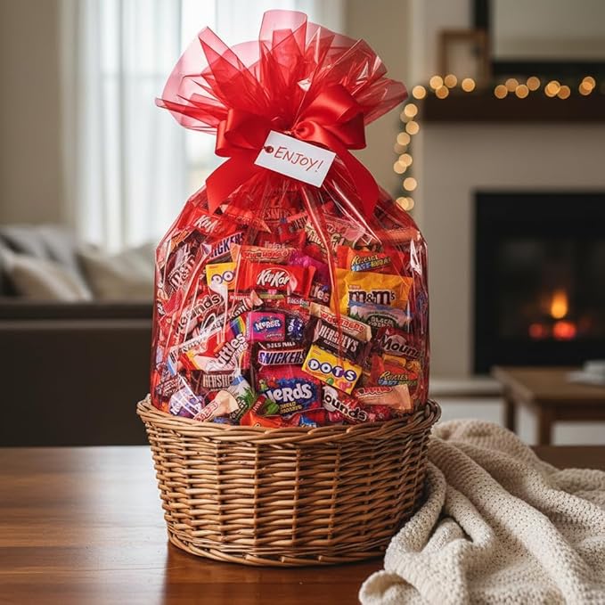 Assorted Chocolate Candy Variety Pack - 8lb Bulk Chocolate Candy Mix - Individually Wrapped Chocolate Candies for Party Favors, Office & School Treats, Goodie Bags, Parades and Pinata Candies - 8 Pound Box of Bulk Candy