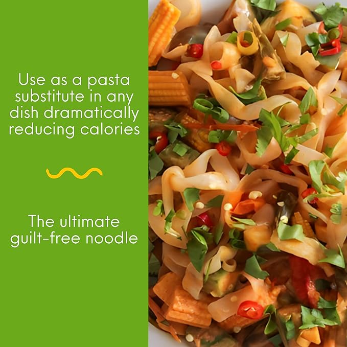 Miracle Noodle Ready to Eat Teriyaki Pasta, 9.2 Oz (Pack of 6), Plant Based Shirataki Konjac Noodles, 45 Calories, 3g Net Carbs Per Serving, Keto, Gluten-Free