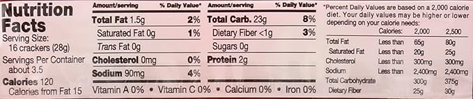 Ka-Me Gluten Free Rice Crackers, Sesame, 3.5 Ounce