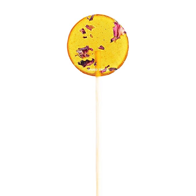 Sparko Sweets Natural Honey Rose Tea Lollipops, 18 Pieces, Handcrafted in USA, No Artificial Ingredients, No Corn Syrup, 0.75 Pound – Perfect for Tea Stirrers and Gifts