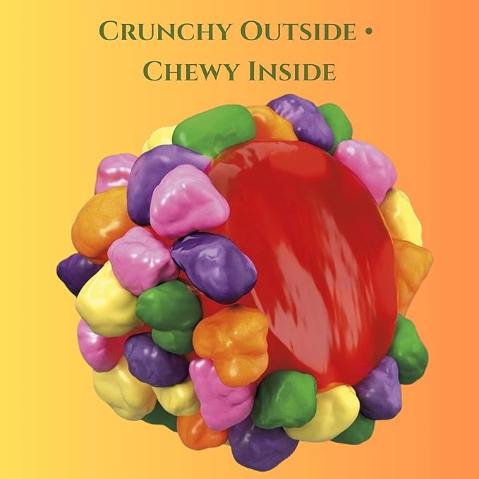 Gummy Clusters Rainbow, 2 Lbs Pack Bulk, Perfect Gummy Candy Snack for Parties, Birthdays, Holidays, Resealable Bags, Office Treats and Everyday Enjoyment