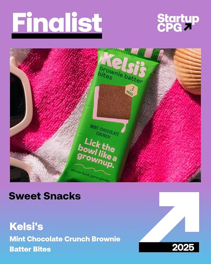 Kelsi's Brownie Batter Bites, Variety Pack, 8 Pack - Whole Ingredients, Healthy Brownie Bites, Dairy Free, Gluten Free, Soy Free Chocolate, Zero Refined Sugar, Paleo Healthy Snack Alternative, Includes Salty Peanut Caramel, Rich Raspberry, Mint Crunch,...
