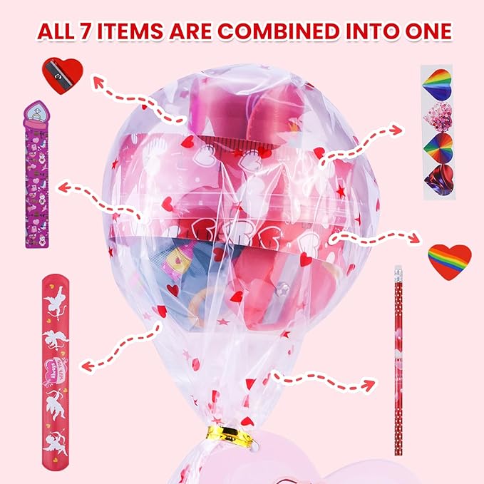 24Pack Valentines Day Gifts Giant Lollipop Stationery with Valentine Cards, Perfect for Exchange Party Supplies Classroom Exchange School Boys Girls Party Favors Party Favors Goodie Bag