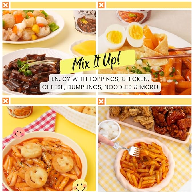 Yopokki Instant Tteokbokki Cup (Bulgogi, Cup of 2) Korean Street food with Bulgogi flavored sauce Topokki Rice Cake - Quick & Easy to Prepare