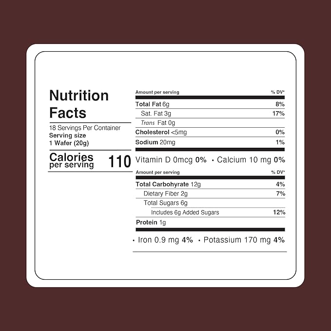 Fiorella Crunch Dark Chocolate Wafer Cookies, 18 Count, Chocolate Covered Crispy Thin Wafers with Layers of Orange Cream Filling, Individually Wrapped Snack Cookies, Bulk Chocolate Candy, 12.69 Oz