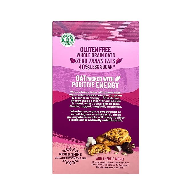 Nairn's Gluten Free Blueberry and Raspberry Breakfast Biscuits, 5.64oz