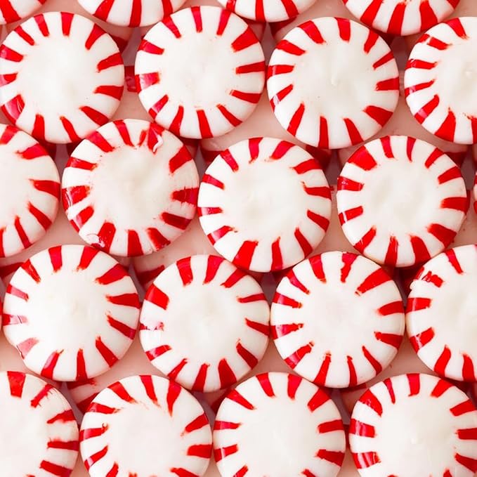 Starlight Peppermints Individually Wrapped Candy, 4 Pound Bulk Pack, Sweets for On the Go Refreshment, Perfect Peppermint Candy for Office.