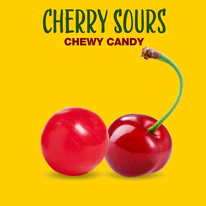 Cherry Sours | 3-Pound Bag | Chewy Classic Candy Treats