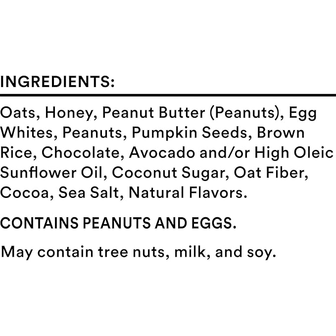 RXBAR A.M. Protein Bars, Gluten Free Snacks, Breakfast Snacks, Peanut Butter Dark Chocolate, 9.7oz Box (5 Bars) (Pack of 2)