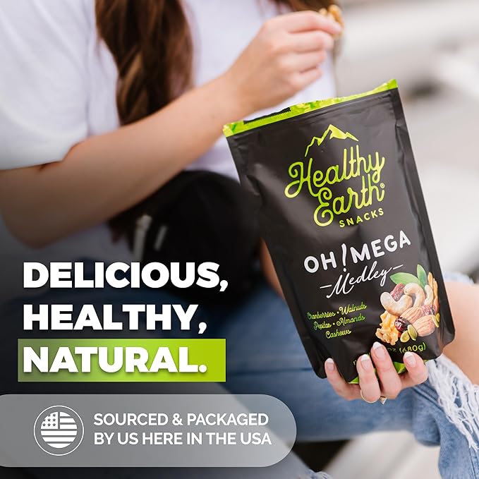 Mixed Nuts Unsalted | Trail Mix | Trail Mix without Peanuts | Gourmet Snacks, Protein Snacks, Gluten Free, No Preservatives, High Fiber (Omega-3 and Omega-6)
