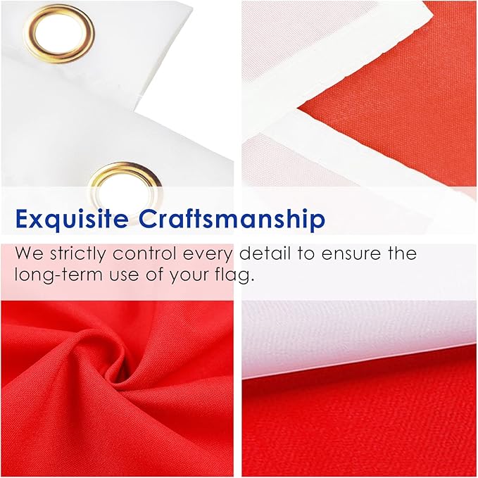 AhfuLife 2 Pcs England Flag St Georges Flag 3 x 5 Ft, Large English Flags for Outside - Double Side with Brass Eyelets for Olympic Party Decorations, Bar Garden Street Decoration Indoor Outdoor