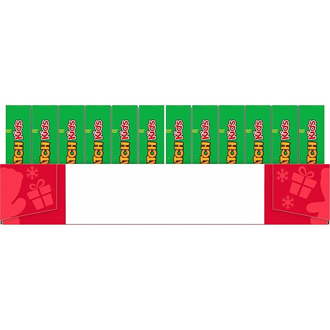 SOUR PATCH KIDS Red & Green Soft & Chewy Holiday Candy, Bulk Candy, 12 - 3.1 oz Boxes