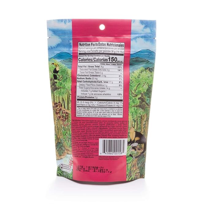 Cafe Britt® Chocolates Dark Chocolate-covered Tropical Fruit(4 Pack)(Guava, Coconut, Passion Fruit, Pineapple) (6 oz) Gourmet Dark Chocolate, Gluten Free,No Artificial Ingredients,No Trans Fat