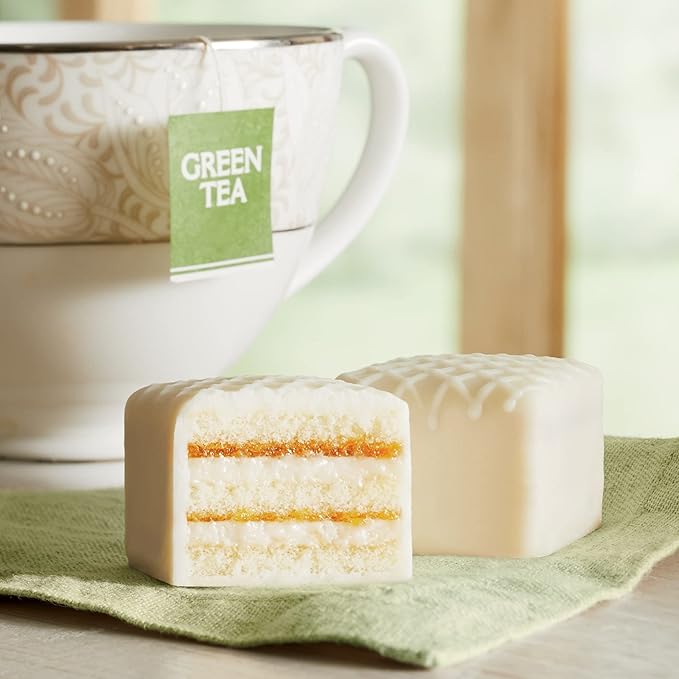 The Swiss Colony 12-pc. Celebration Cake Sampler - 9 1/4 oz. of Gourmet Petits Fours Cakes, Red Velvet and Assorted Layer Cakes, Perfect Dessert for Special Celebrations