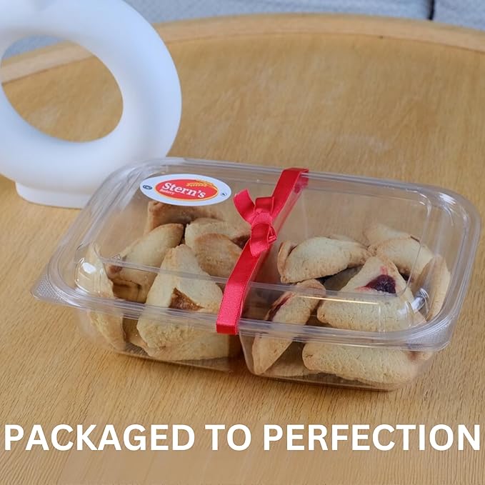 Shortbread Cookies Filled with Apricot and Rasperry Jam | Fruit Cookies, Gourmet Cookie Gifts | Kosher, Dairy Free, Nut Free | 22 oz Stern’s Bakery