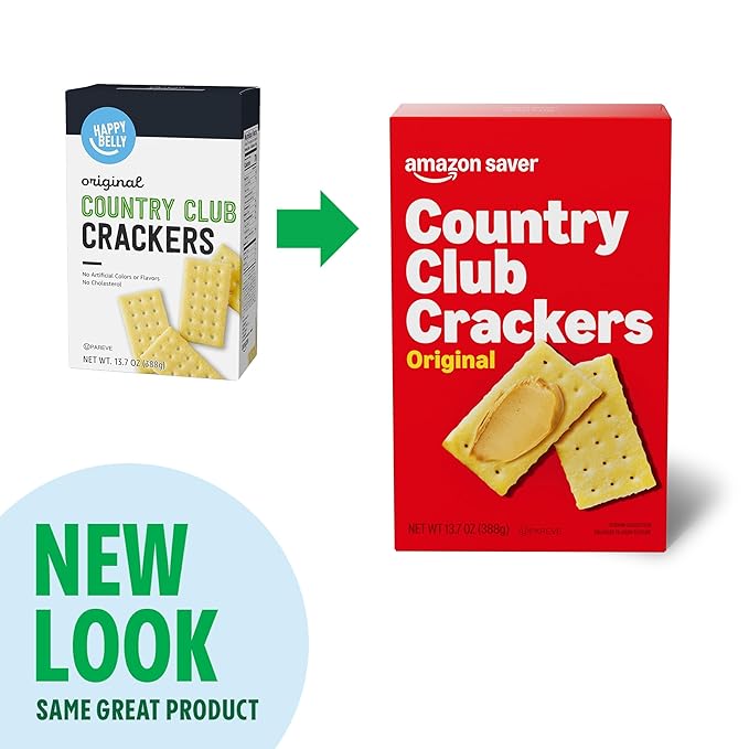 Amazon Saver, Original Country Club Crackers, 13.7 Oz (Pack of 2)