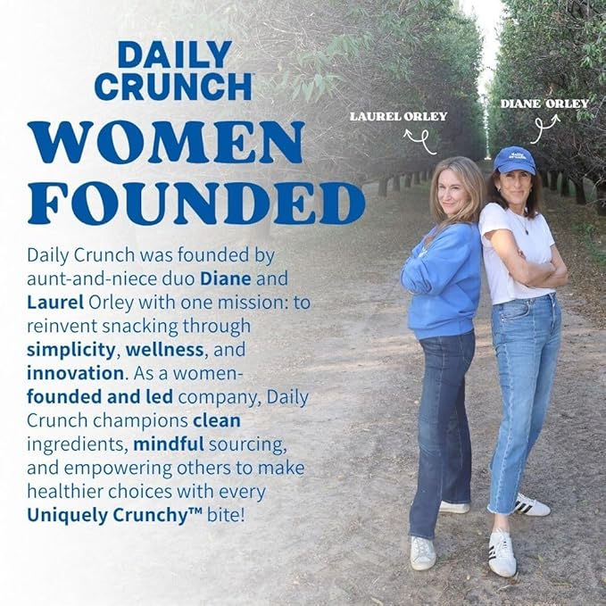 Daily Crunch Sprouted Almonds and Dehydrated Nuts for a Unique Crunch, Keto Friendly, Non-GMO Zero Seed Oils, Gluten Free, 4oz (2 Pack, Sea Salt)