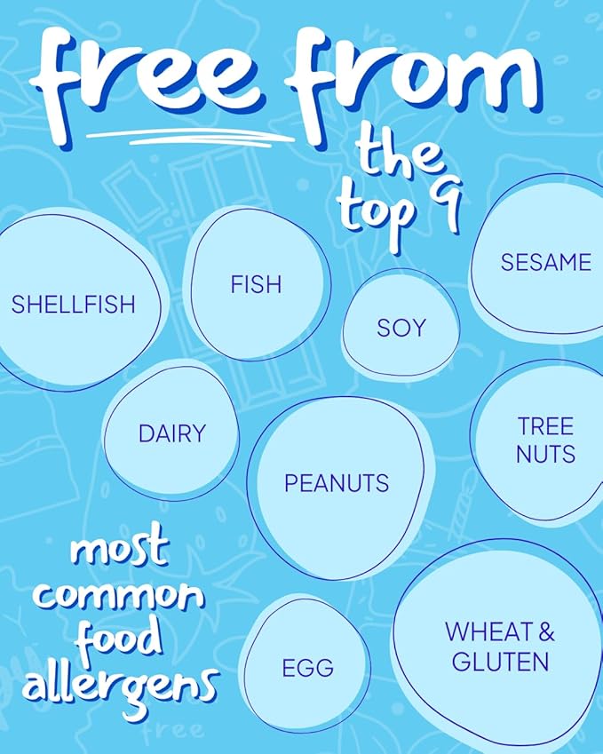 Skinny Crispy Variety Rice Treats – Birthday Cake (6) & Vanilla (6), Low Sugar (4g), Vegan, Gluten-Free, Dairy-Free, Non-GMO, Top 9 Allergen-Free, Healthy Snack Bars, 10 Count