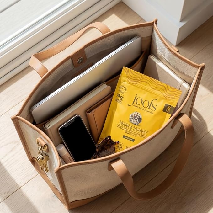 Jools Healthy Snacks for Adults | Functional Energy Bites, Plant-Based Superfood Snack Made with Medjool Dates, Ginger & Turmeric | No Added Sugar, Non-GMO, Gluten Free, Soy Free, Kosher, Vegan | 3 × 4oz Pouches