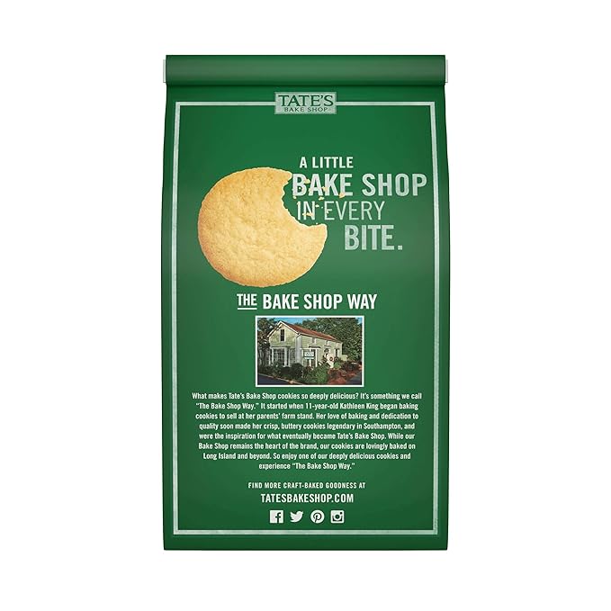 Tate's Bake Shop Lemon Cookies, 7 oz (Pack of 2)
