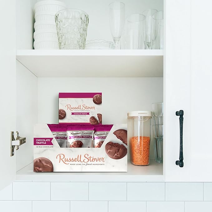 Russell Stover Milk Chocolate Truffle - 0.55 oz (Pack of 36)