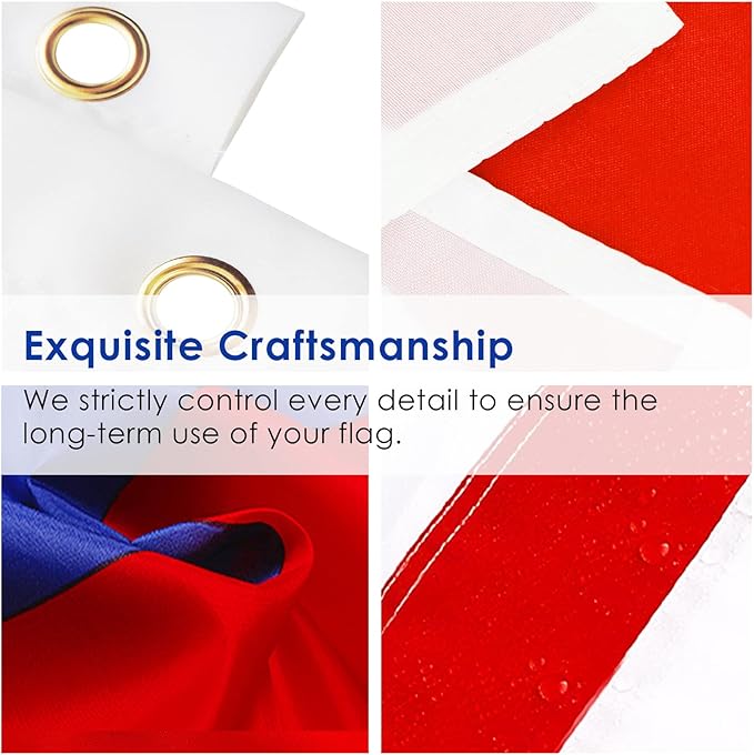 AhfuLife 2 Pcs British Flags 3x5 Ft, Union Jack Flags for Outside - Double Side with Brass Eyelets United Kingdom Flag for Olympic Party Decorations, Bar Garden Street Decoration Indoor Outdoor