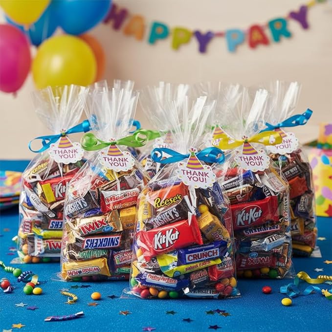 Bulk Chocolate Candy Variety Pack - 8lb Bulk Candy Assortment - Individually Wrapped Chocolate Candy for Party Favors, Parades, Office Snacks, Gift Bags & Pinatas - 8 Pound Box of Assorted Chocolate Candy Mix