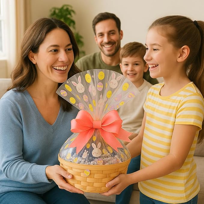 Handcrafted Gift Basket with Chocolates, Cookies, Snacks & Candy. Perfect for Birthdays, Sympathy, Holidays, Clients & Thank You Gifts (Small: $49.99, Easter)