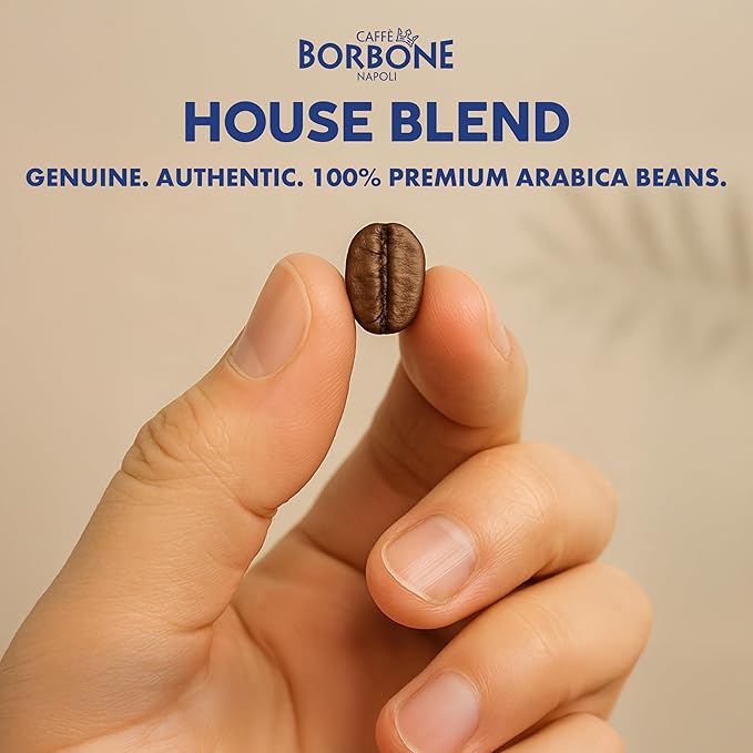 Caffè Borbone House Blend Coffee (60 Count) – Medium Roast, 100% Arabica, Roasted in Italy with Rich and Smooth Taste – Single Serve Coffee Pods Compatible with K-Cup Brewers