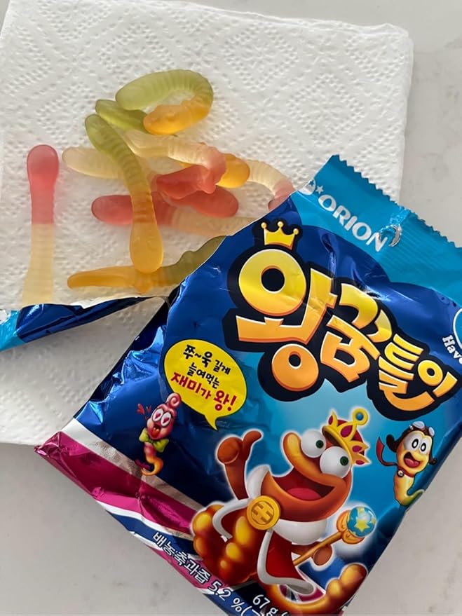Orion Worm Jelly 67g(pack of 10) 왕꿈틀이