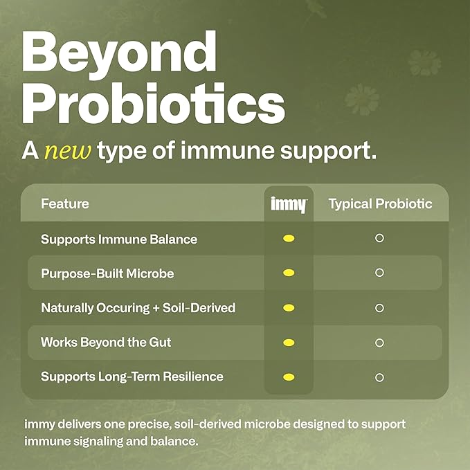 IMMY Immune Supplement for Mood Support and Gut Health, 30 ct. - Supports Joint Relief, Focus & Mood Support, Natural Calming Aid