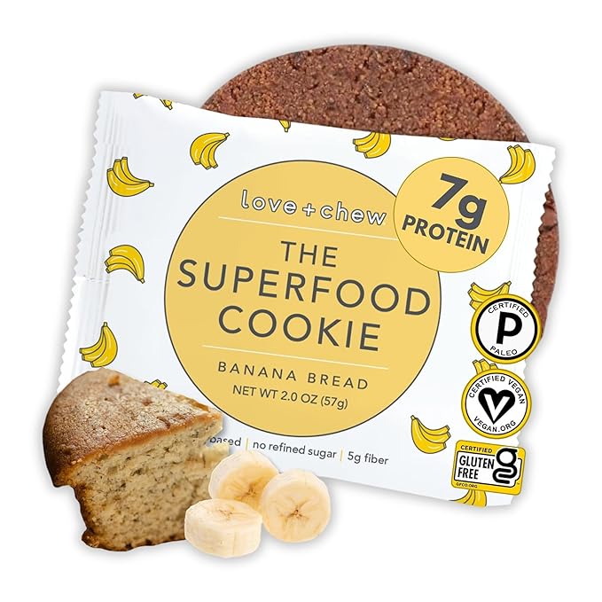 Love and Chew Banana Bread Superfood Cookie, 2 OZ