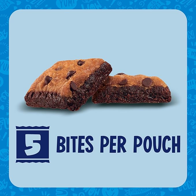 CHIPS AHOY! Baked Bites, Brookie, 5 - 1.4 oz Snack Packs (5 Bites per Pack)