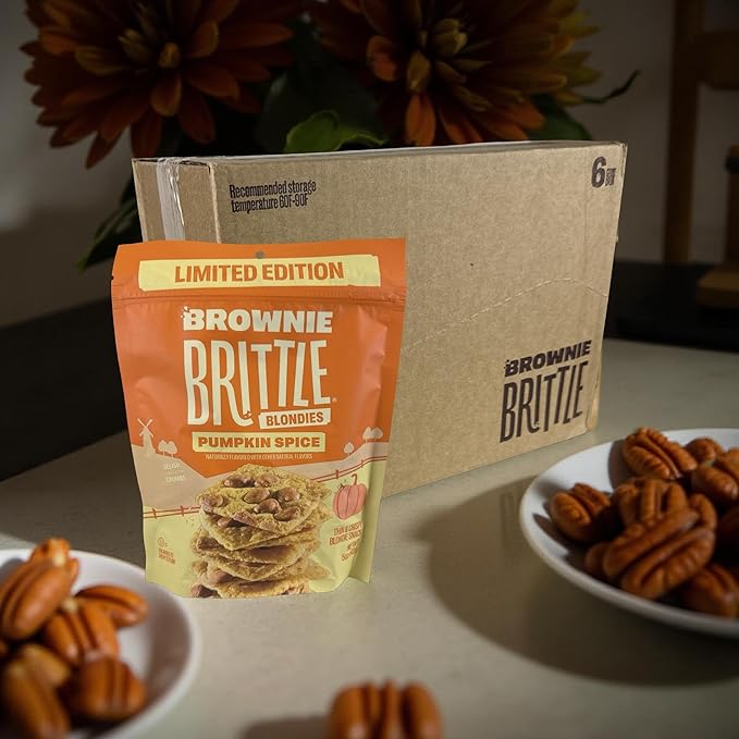 Brownie Brittle Pumpkin Spice Brownie Brittle, 5 Ounce, 6 Per Case