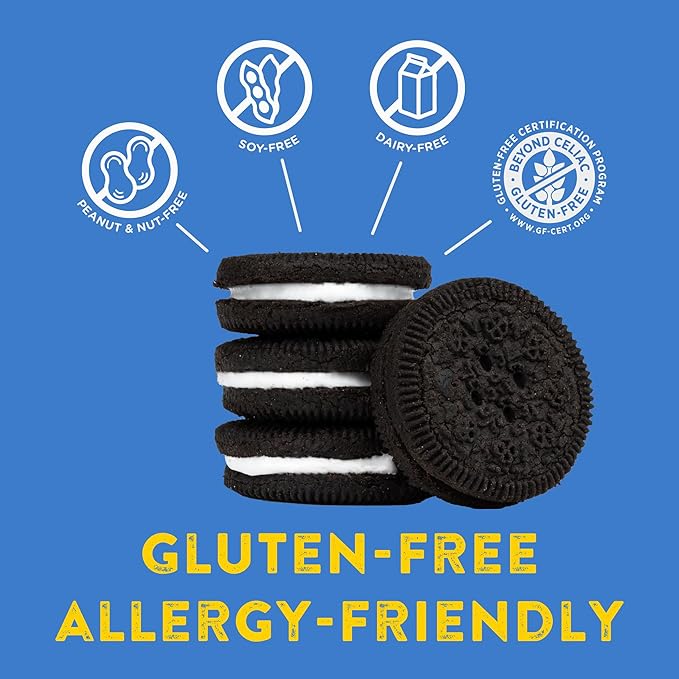 Kinnikinnick - KinniTOOS Chocolate Sandwich Cream Cookies - Gluten Free and Allergy Friendly, Vegan Cookies - 8 oz. Boxes - 6 pack